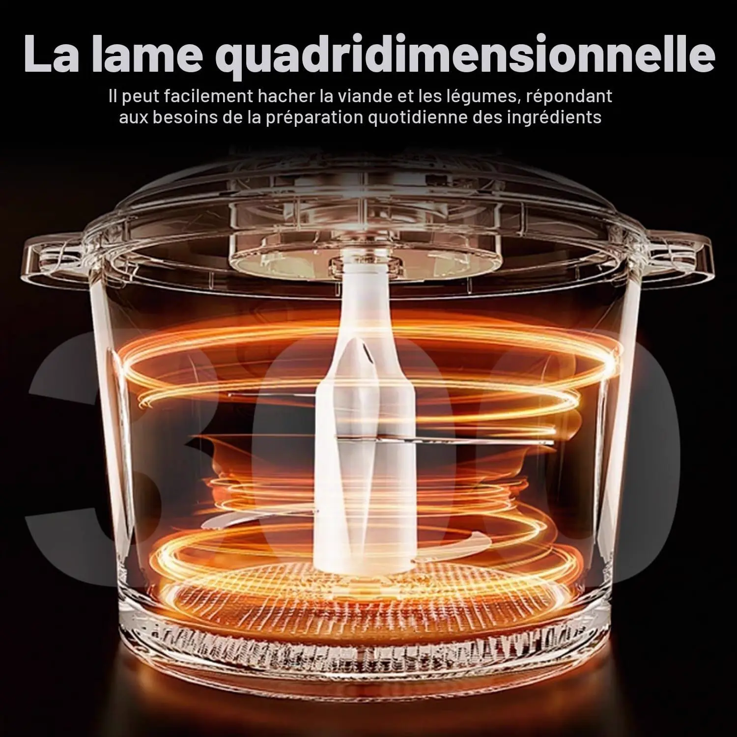 Lames en acier inoxydable amovibles du hachoir SPZTJK, image 4